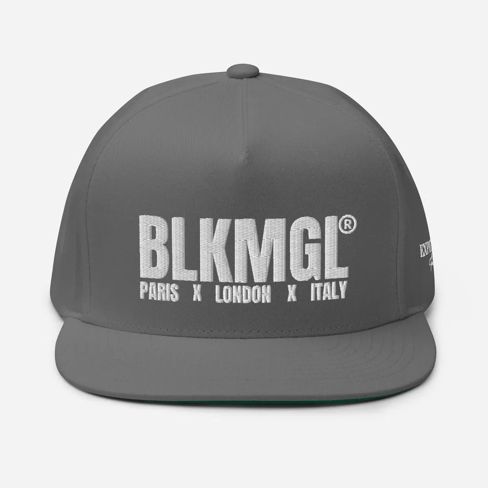 BLKMGL Flat Bill Cap