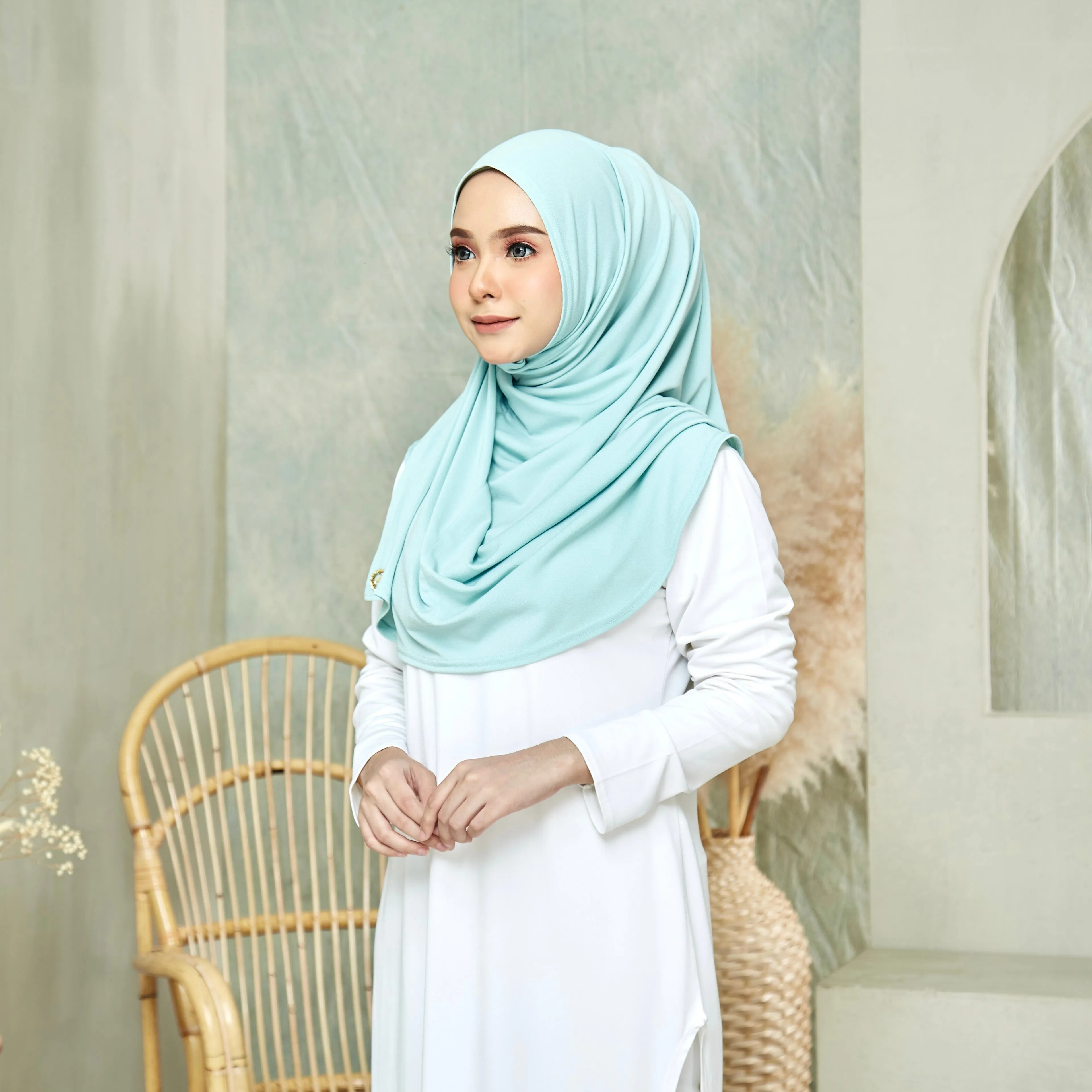 Clara Instant Hijab in Zinnia (Maxi)