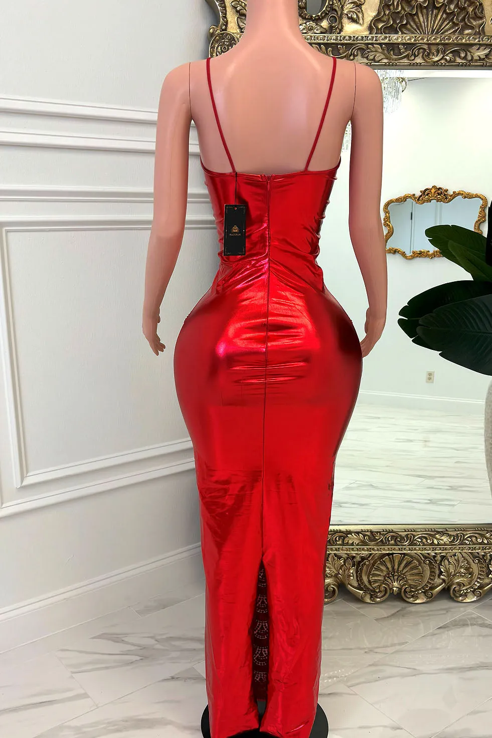 Cory Red Dress (Ready To Ship)