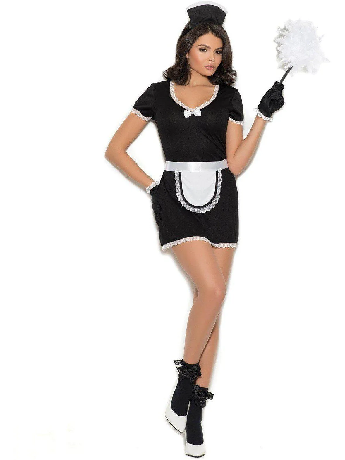 Elegant Moments EM-99088X Flirty Maid - 4 Pcs Costume