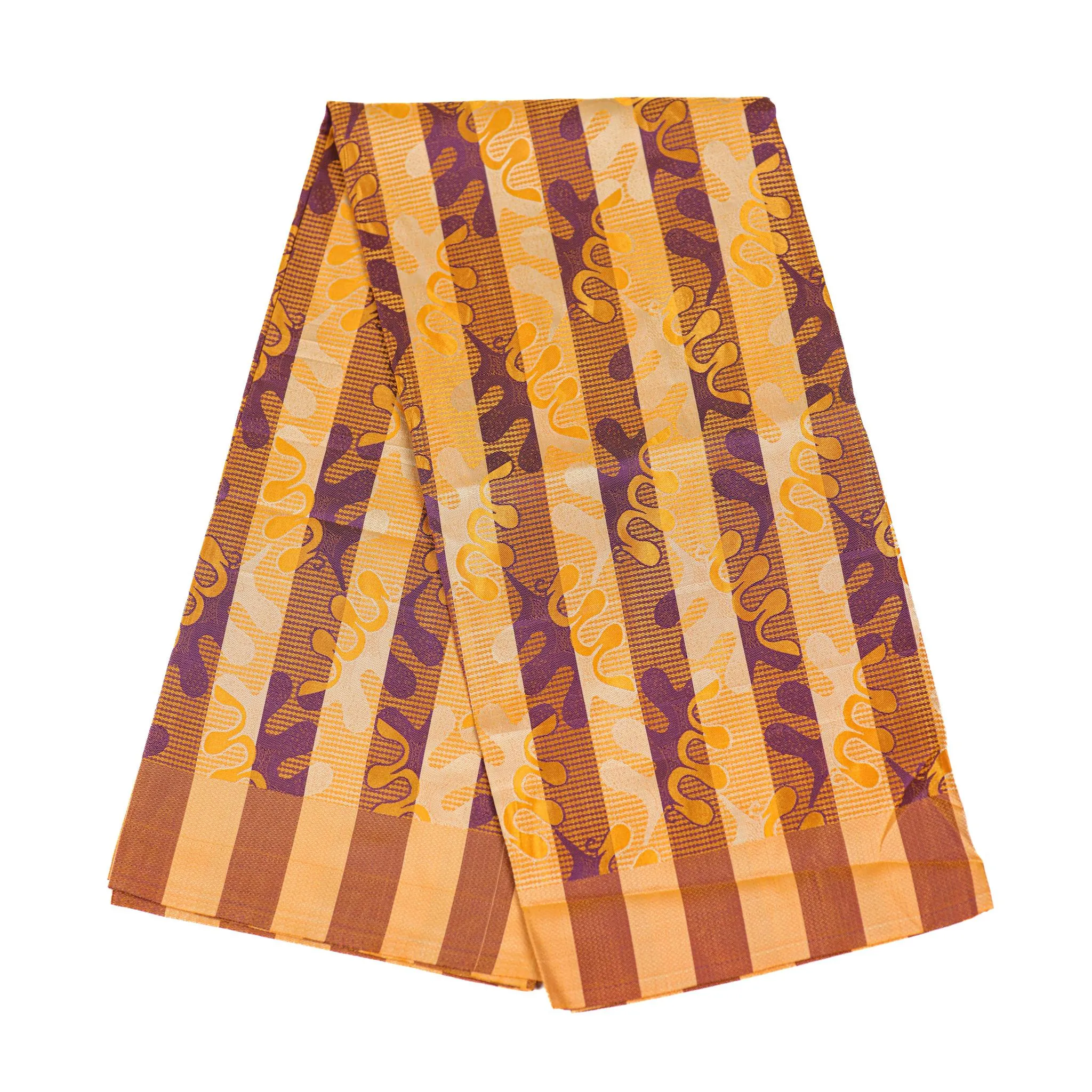 Gold & Purple Double Duku Premium Scalf