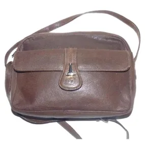 Gucci Vintage Medium Brown Very Supple Leather Cross Body Bag