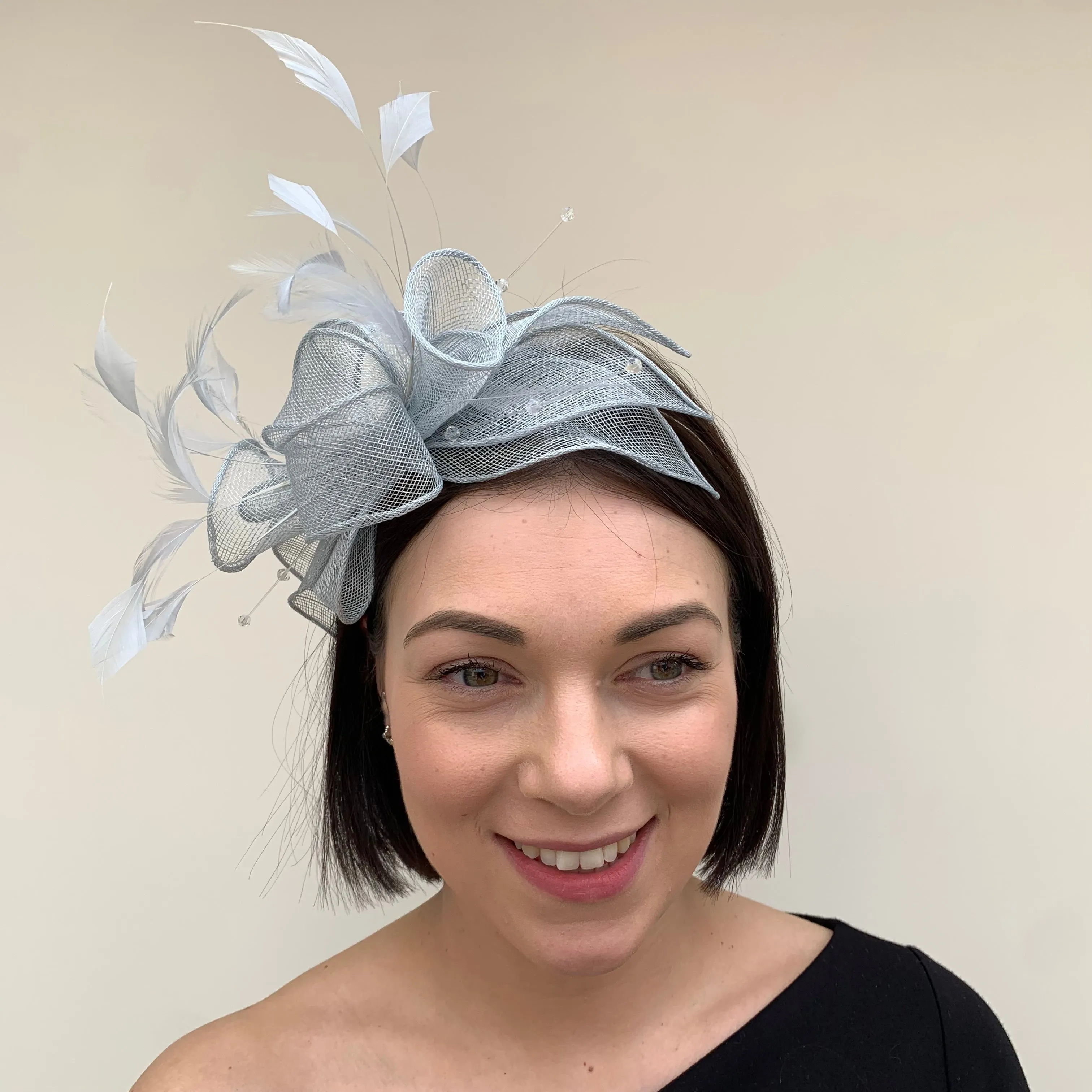 J Bees JB23/318 Fascinator in Blues