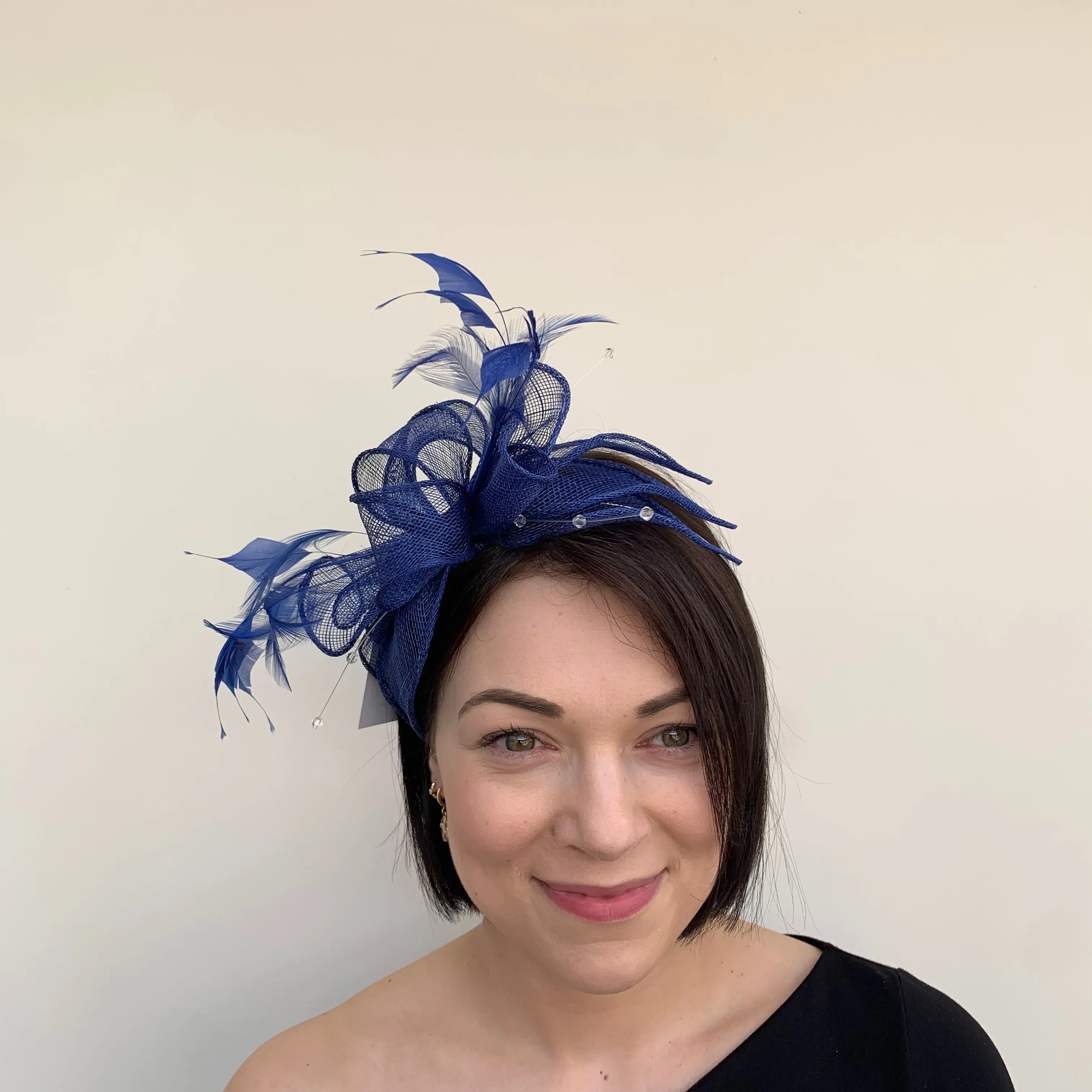 J Bees JB23/318 Fascinator in Blues