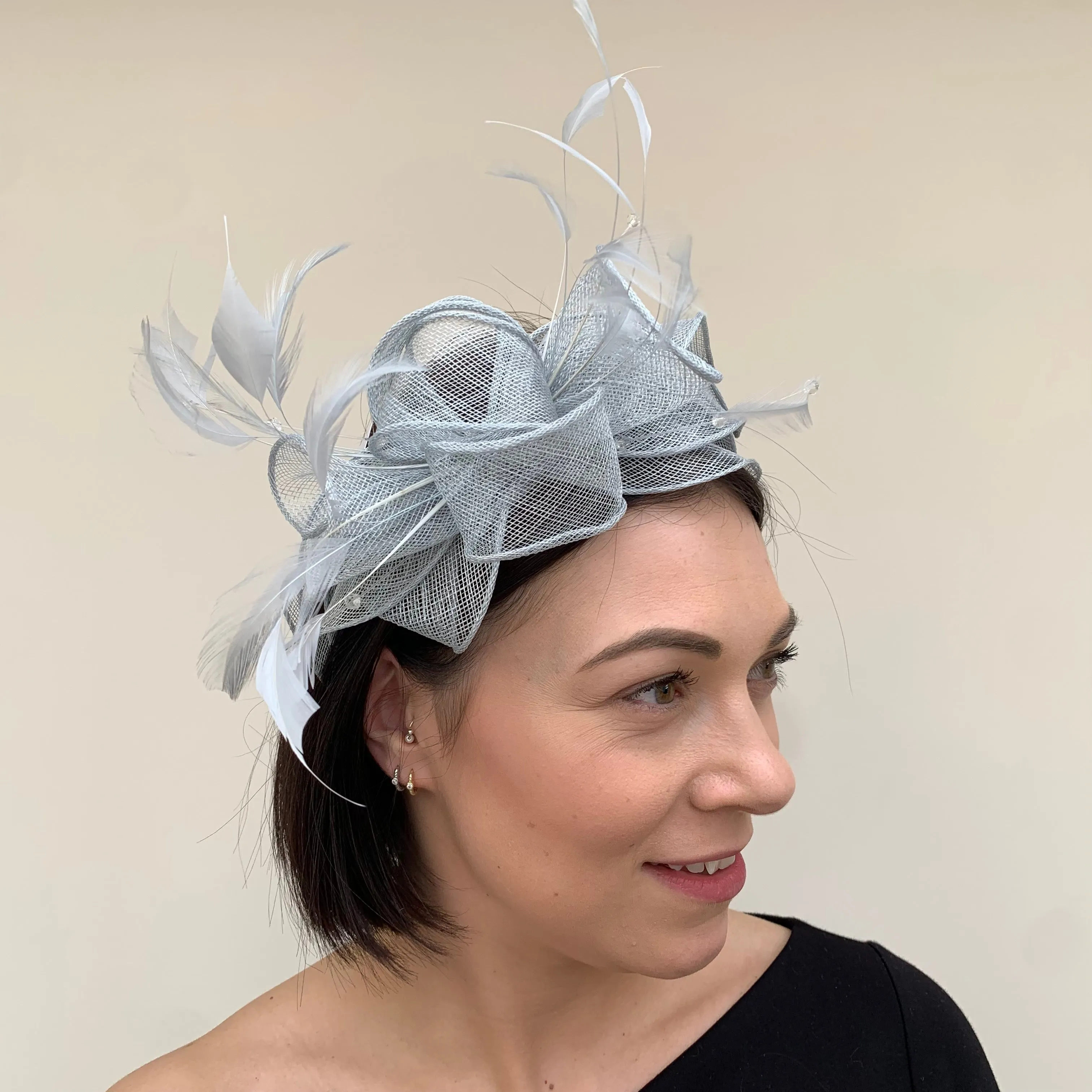 J Bees JB23/318 Fascinator in Blues