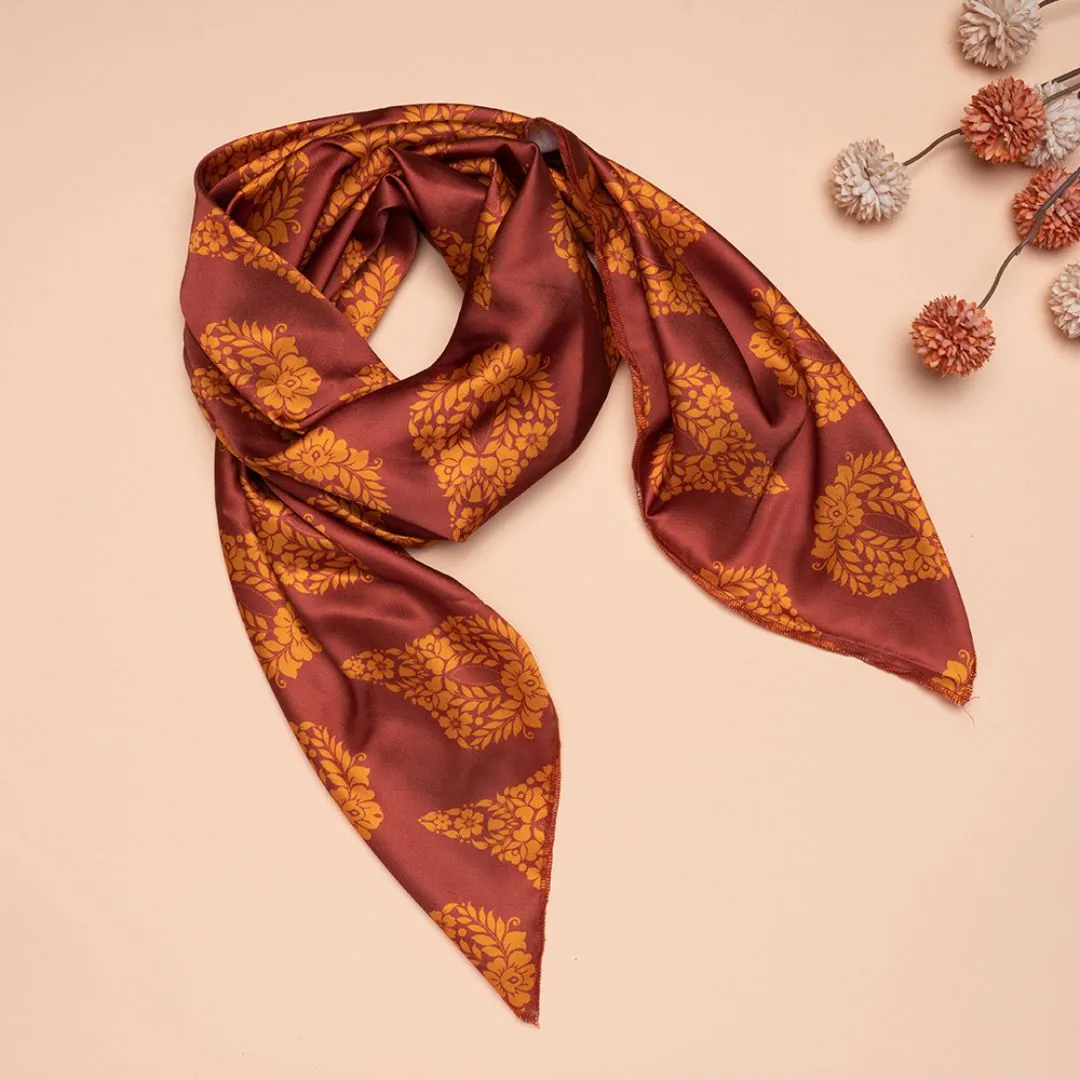 Lalgarh Paisley Square Scarves