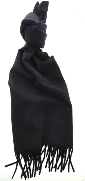 Lanvin Blue Minimalist Pure Cashmere Scarf
