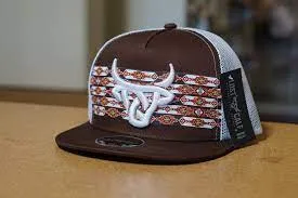 LOST CALF KODA BROWN/WHITE HAT