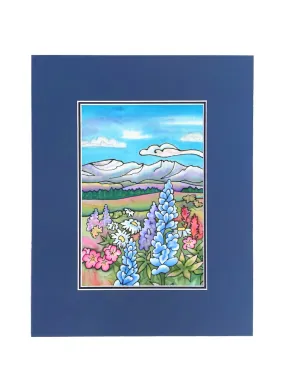 Lupins Wildflower Print | 11"x14"