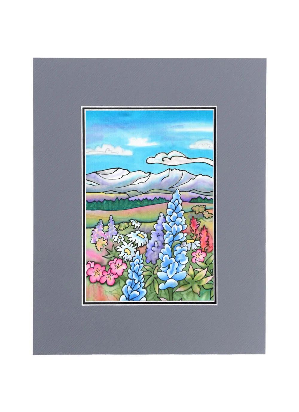 Lupins Wildflower Print | 11"x14"
