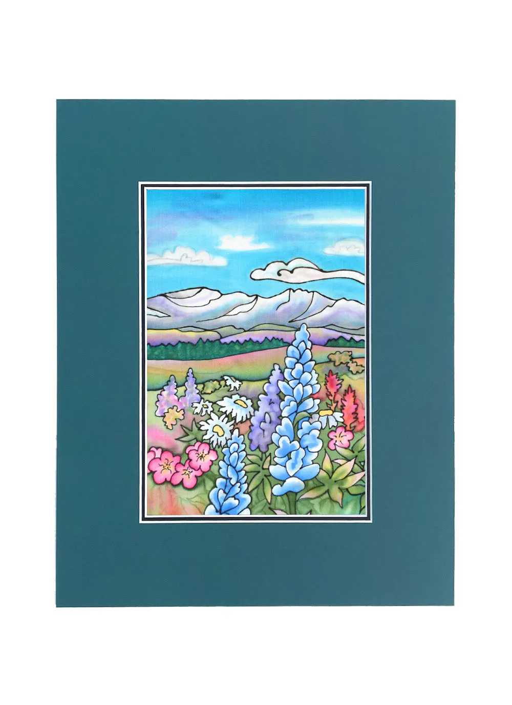 Lupins Wildflower Print | 11"x14"