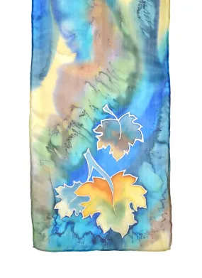 Maple Leaves Scarf | 8"x54"